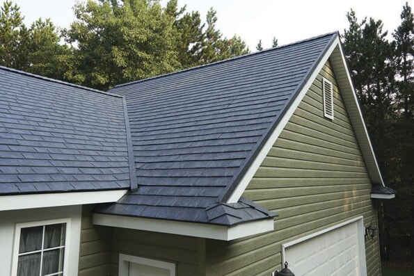 asphalt house roof